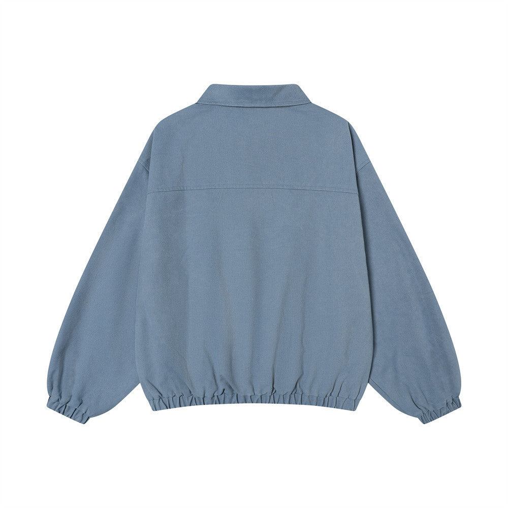 NOVA Washed Pullover Lapel Jacket