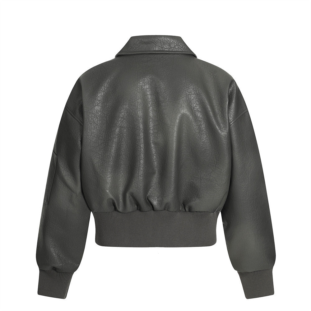 REBEL Motorcycle PU Leather Jacket