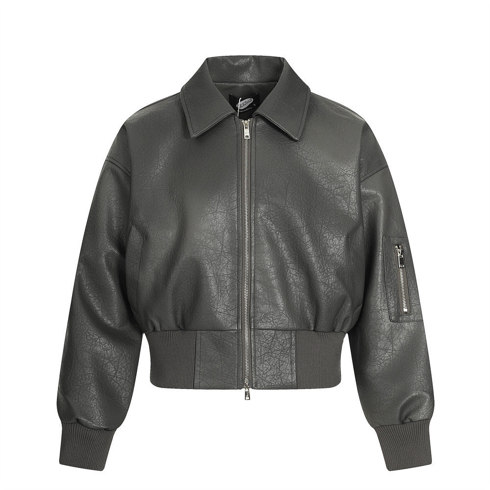 REBEL Motorcycle PU Leather Jacket