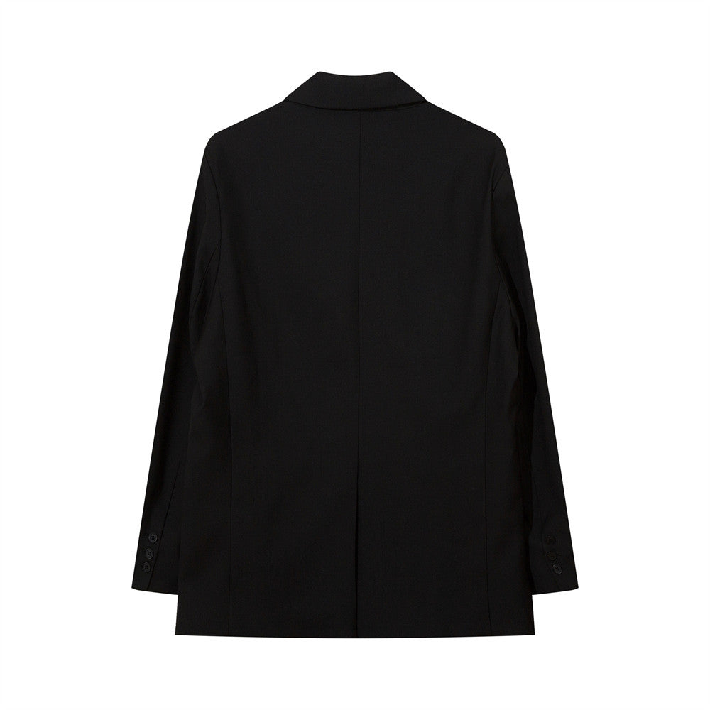 LUNA Metal Buckle Casual Suit Jacket