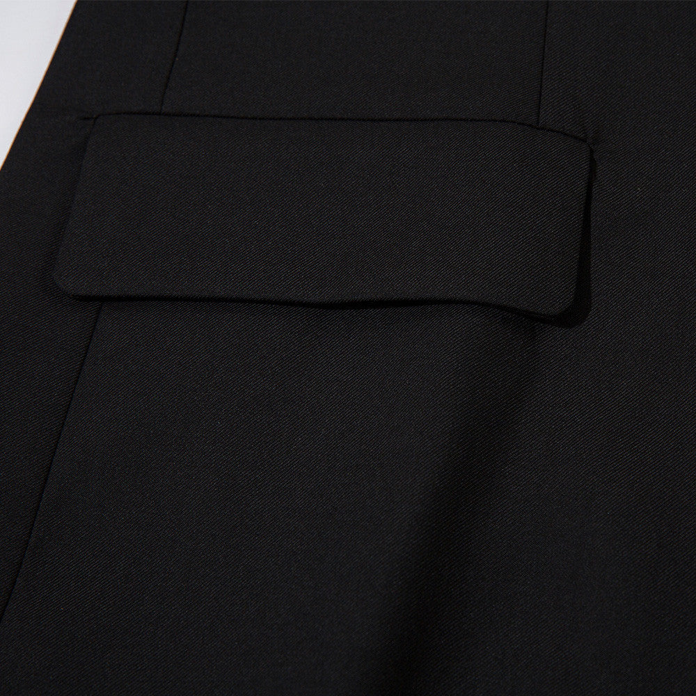 LUNA Metal Buckle Casual Suit Jacket