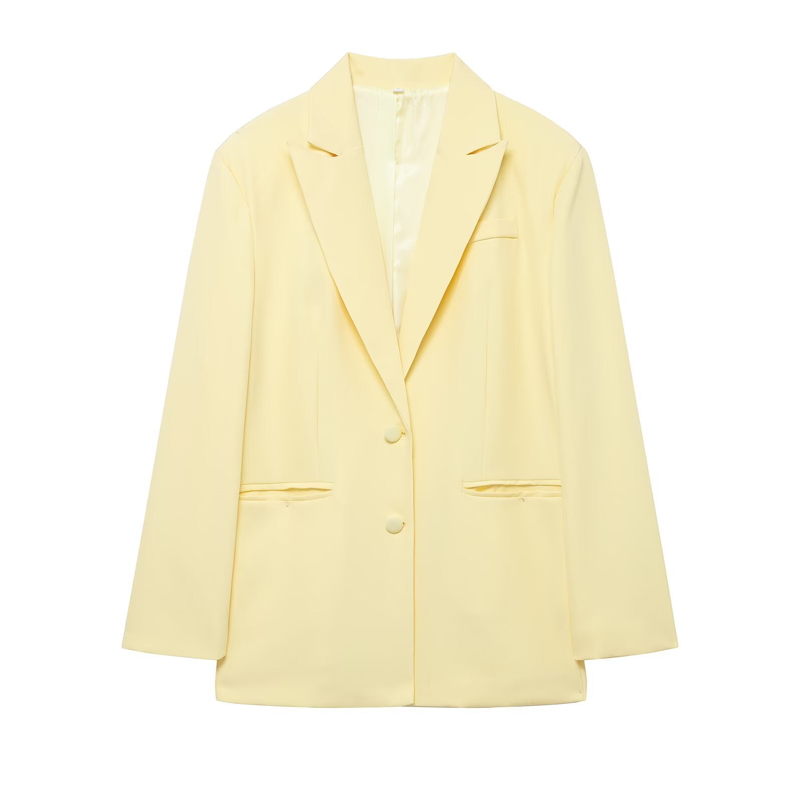 CLEO Solid Colour Suit Jacket